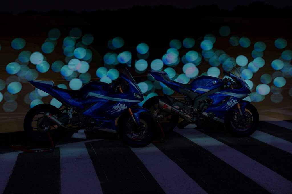 Lightpaint art photography of motorcycles #1