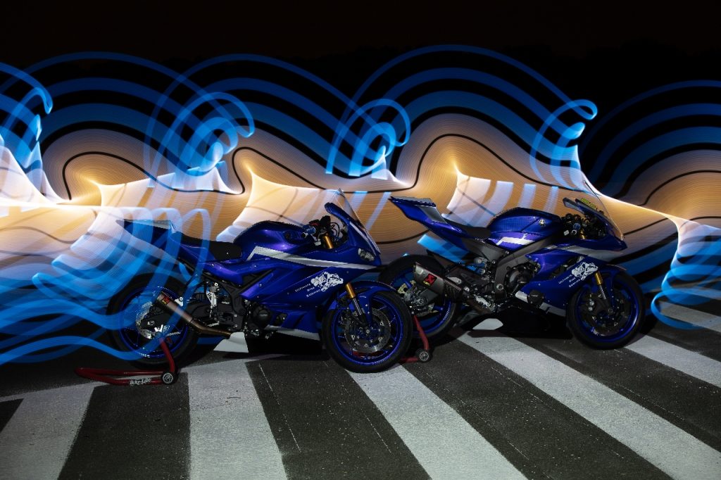Lightpaint art photography of motorcycles #11