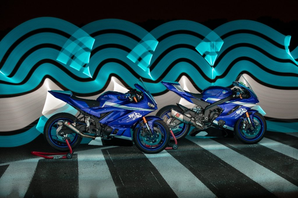 Lightpaint art photography of motorcycles #12