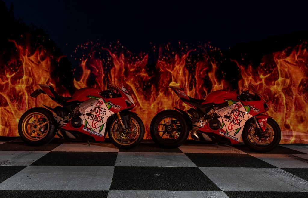 Lightpaint art photography of motorcycles #16
