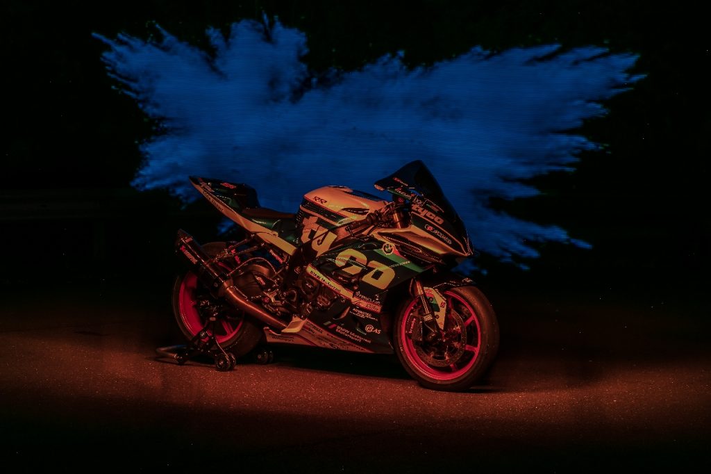 Lightpaint art photography of motorcycles #26
