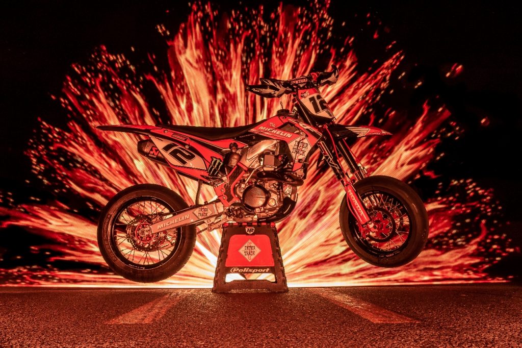 Lightpaint art photography of motorcycles #42
