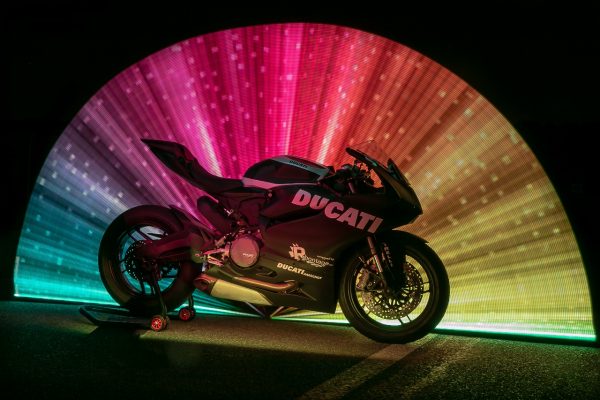 Lightpaint art photography of motorcycles #53