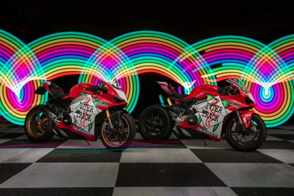 Lightpaint art photography of motorcycles #69
